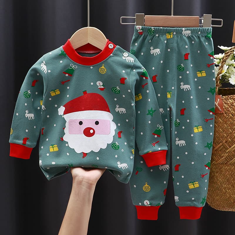 Autumn cotton children's set, thermal underwear for boys, keep warm pijama, children's clothing 1