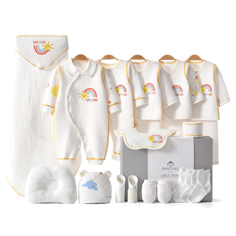 Children's overall, gift box, high-end set for new born, Birthday gift 5