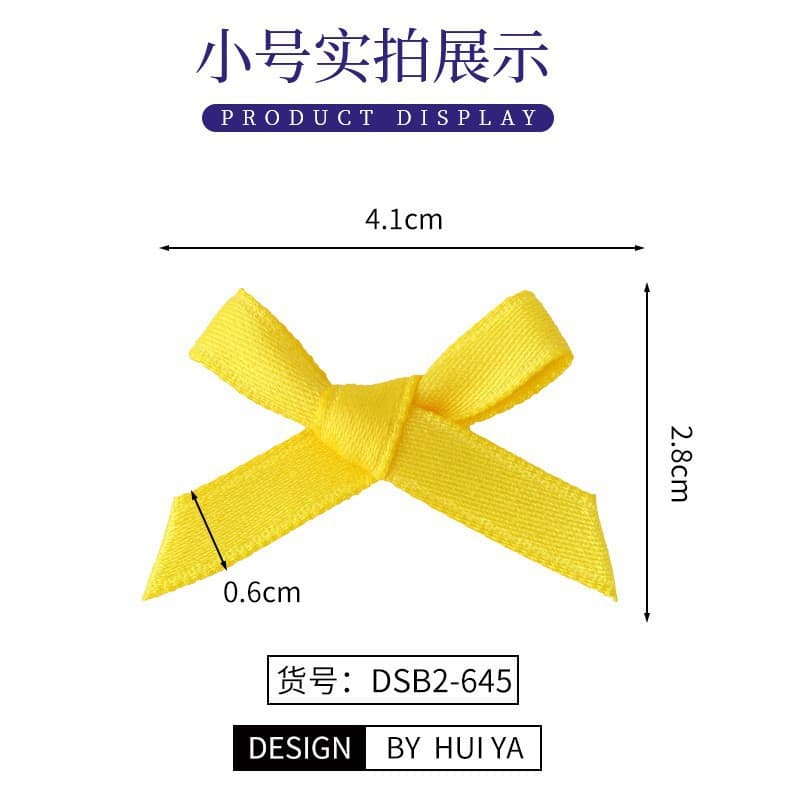 Matte small underwear with bow, gift box handmade, accessory, bow tie, Terylene Cotton, children's clothing, DIY 5