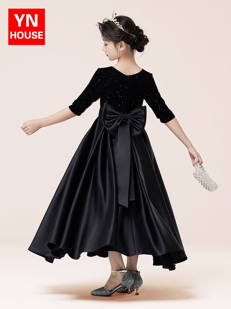 Children's evening dress, skirt, small princess costume, piano 1