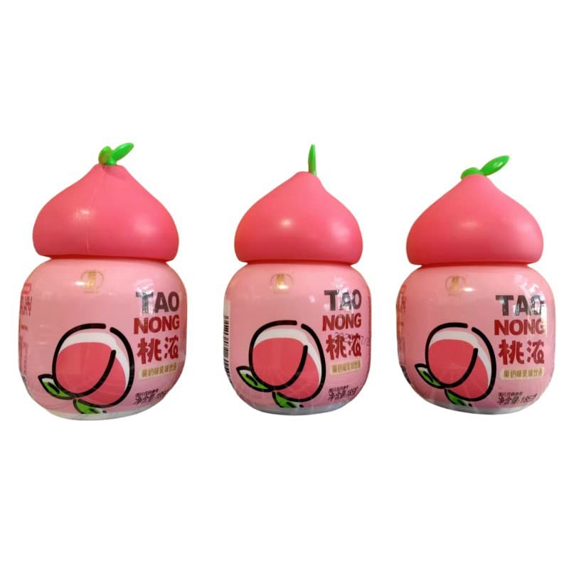Peach and white peach flavor beverages Internet celebrity children's drinks mini cute 185g souvenir gift 5