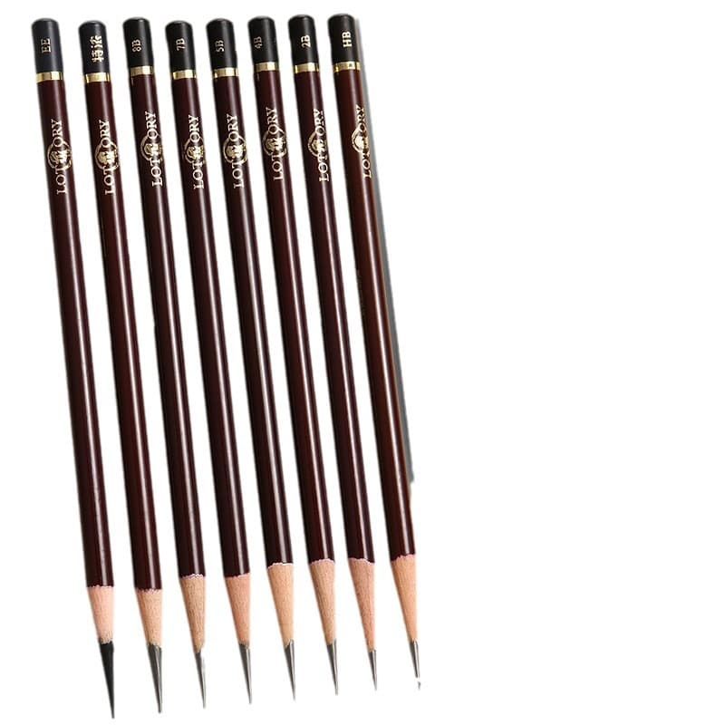 Human head for elderly, art pencil, set, eraser for beginners 5