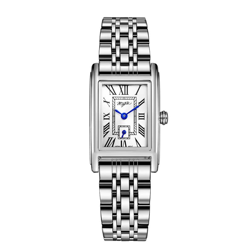 Retro square dial, women's watch, simple and elegant design, light luxury style, high-quality style 2