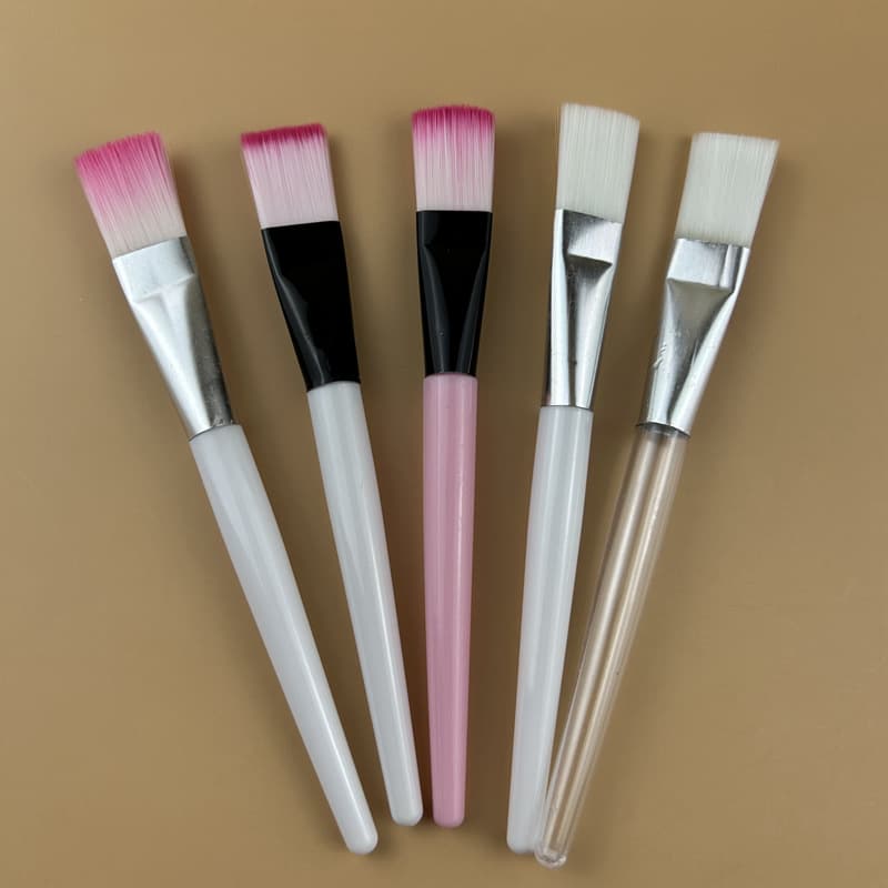 Face mask, brush, soft cosmetic foundation 4
