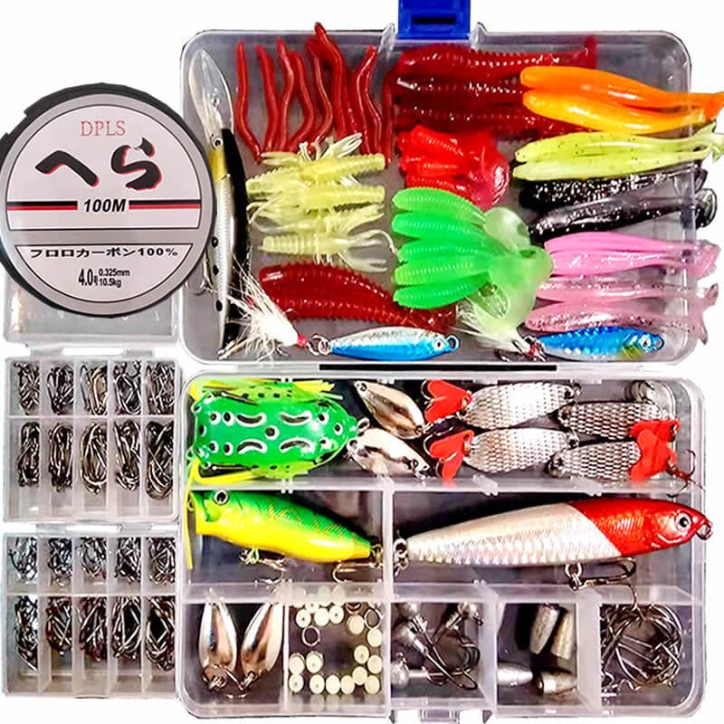Luya Bait Set Luya Bait Proper Bait Luya Sequin Soft Bait Prone Mouth Leif Luya Bait Full Set 4