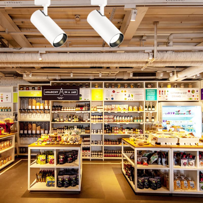 LED spot lighting, lights railed, jewelry for supermarket 4