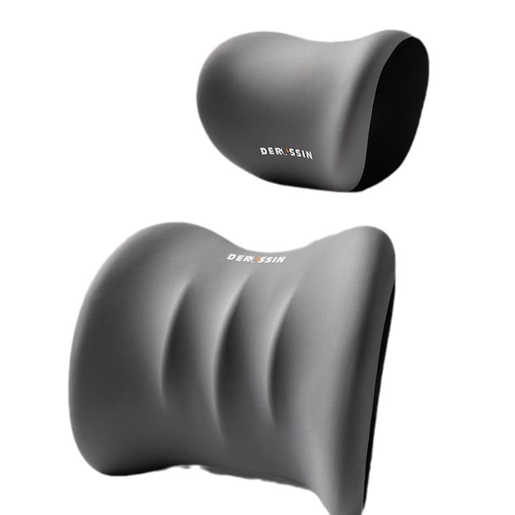 New car headrest waist cushion car universal pillow three-piece memory foam car waist cushion pillow waist cushion pillow waist support 5