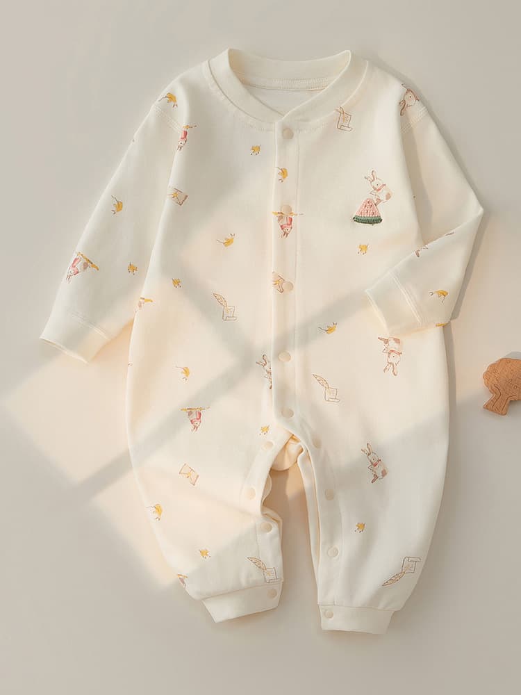 Children's autumn cotton thermal underwear, long-sleeve, trousers for new born, bodysuit, overall 1