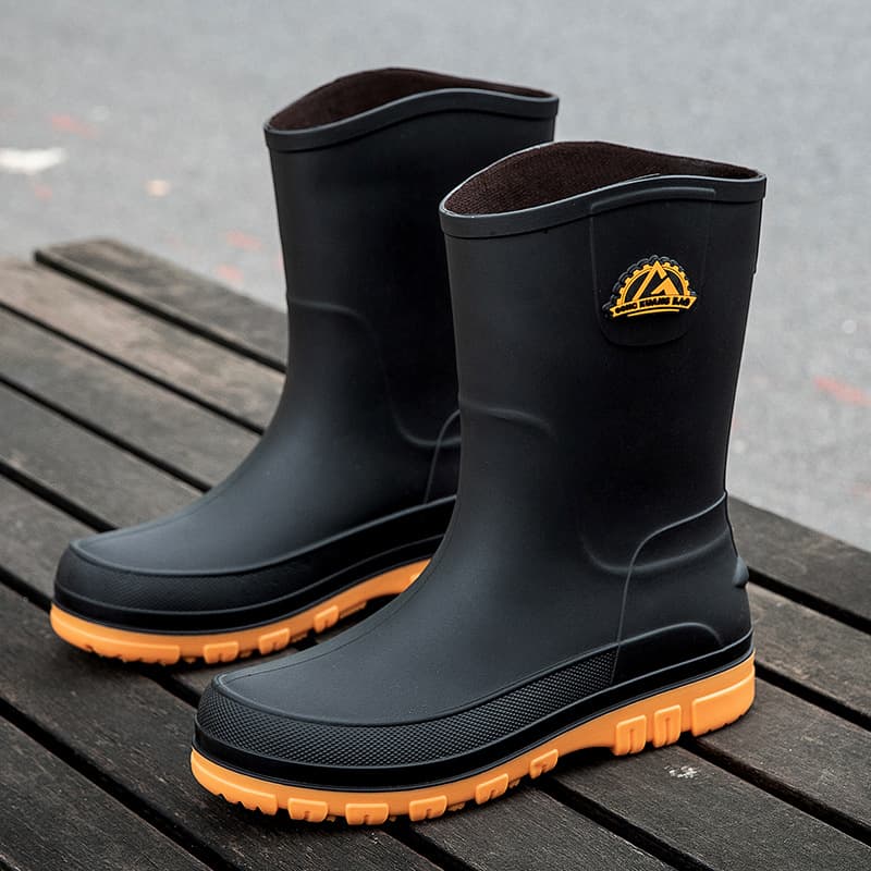 (Cross-border trading), non-slip fashionable boots, mid-length, Korean style 3