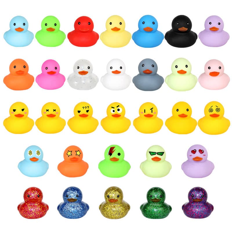 B.Duck, children's toy play in water, baby hygiene product for bath, slime, yellow duck, makes sounds 1