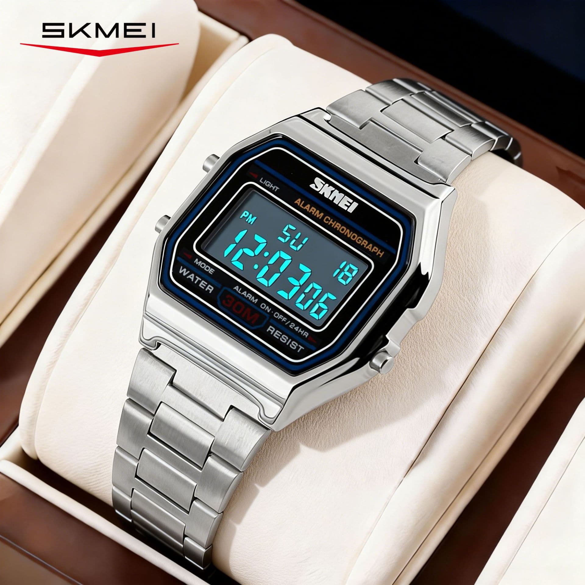 (Cross-border trading), fashionable trend swiss watch, waterproof universal electronic men's watch