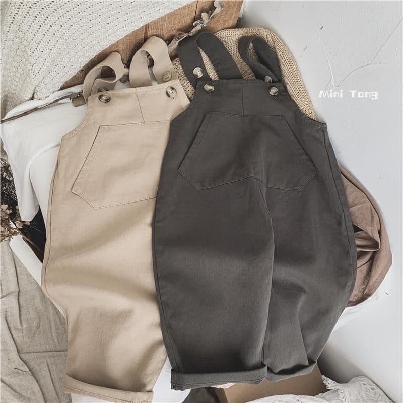 Children's overall for men and women, trousers for leisure, Japanese and Korean, children's clothing, suitable for spring and autumn 1