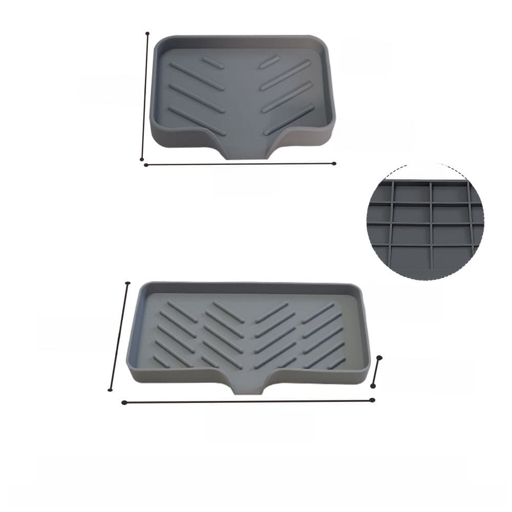 Silicone soap holder, sponge storage system 5