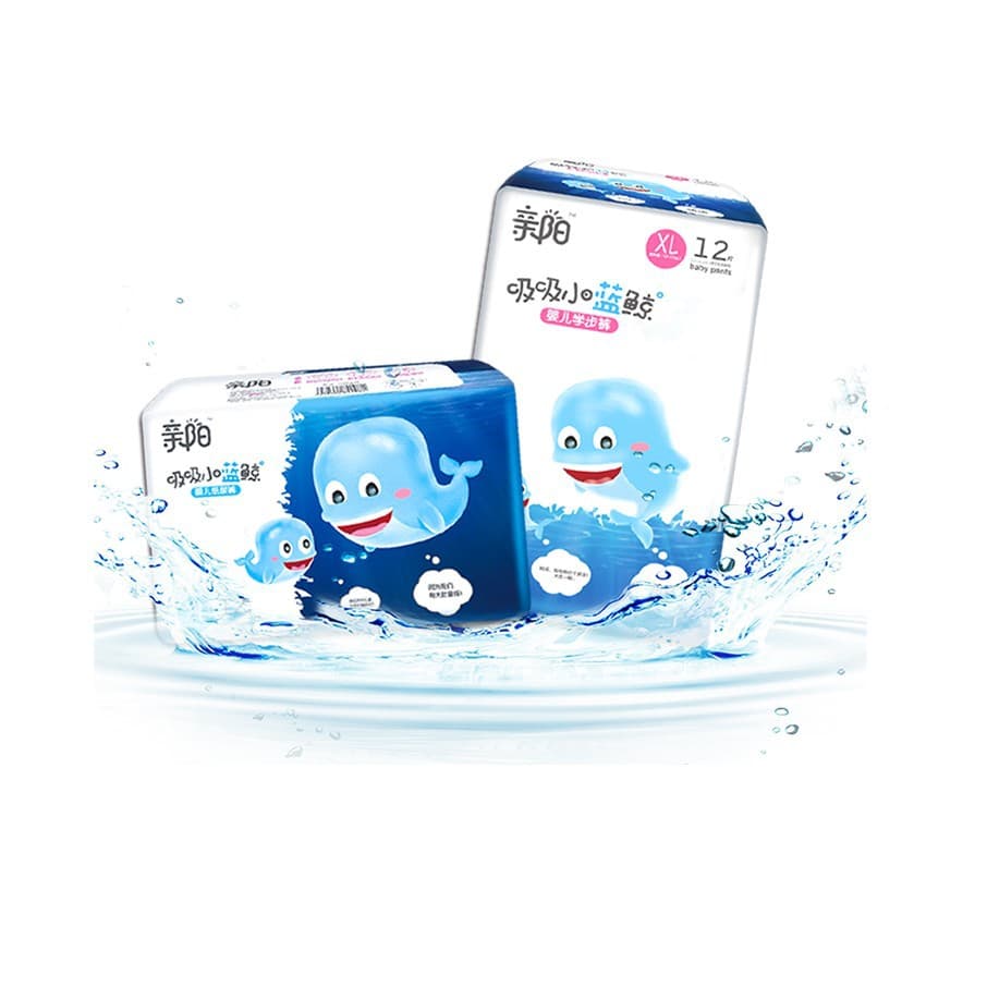 Little Blue Whale Baby Diapers S/M/L/XL 5