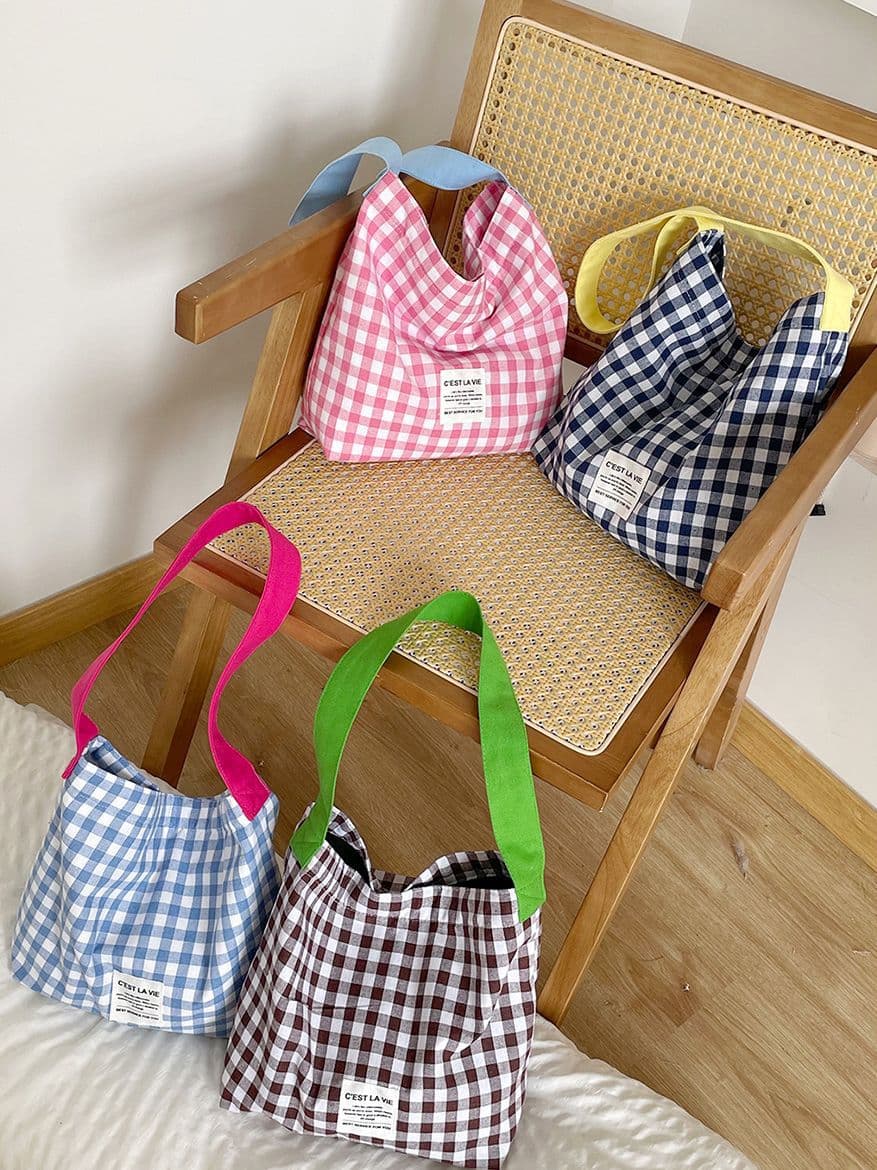Capacious shoulder bag, shopping bag, one-shoulder bag, color 4
