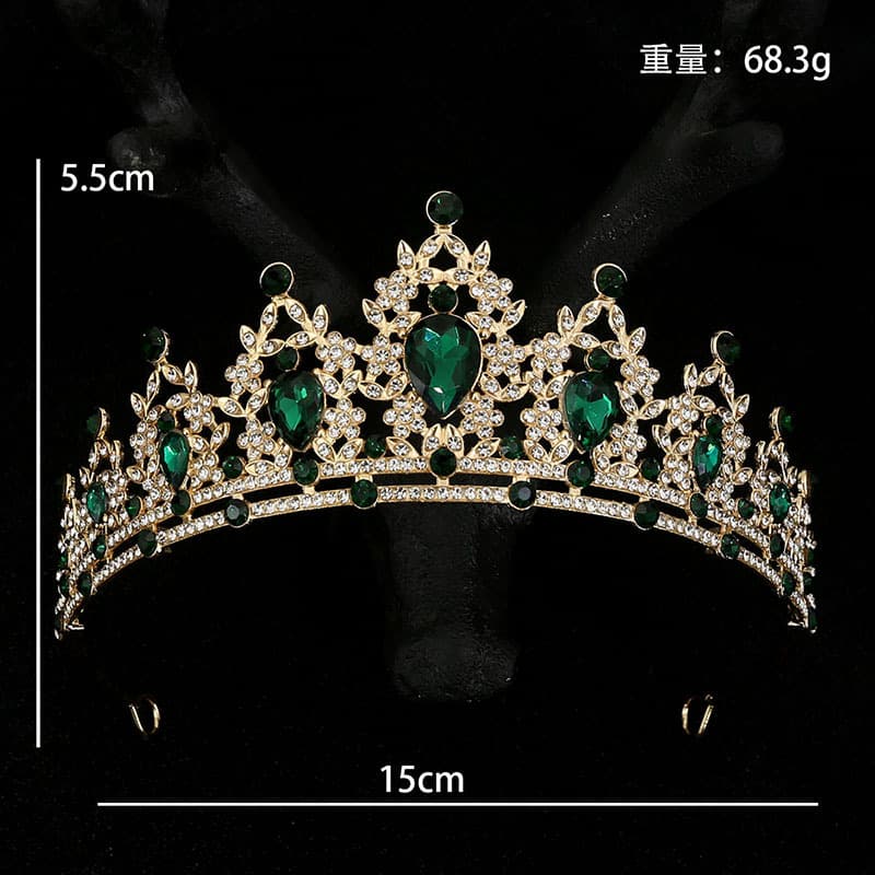 (Cross-border trading), crown for bride, metal hair accessory, headband, European style 2