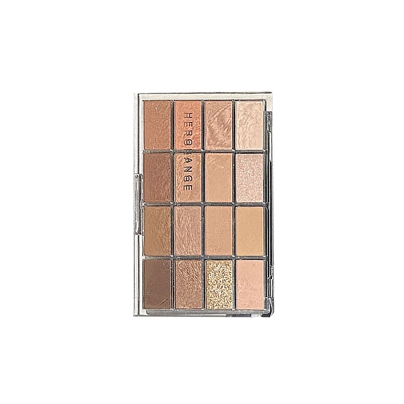 HERORANGE Matte brightening eyeshadow palette, 16 colors, earth tones, for every day 5