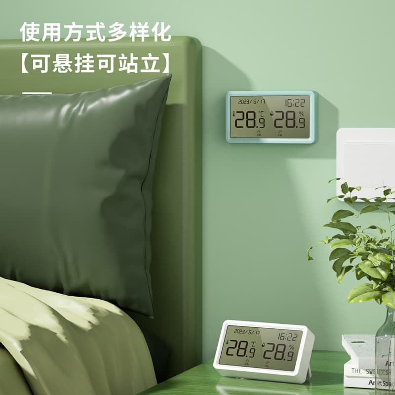 Electronic thermo hygrometer for students, thermometer, simple and elegant design 2