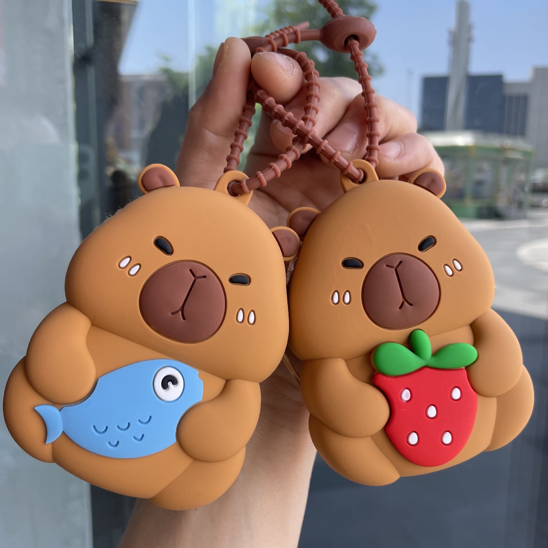 Sanrio, silicone wallet, key bag, keychain, pendant, Birthday gift 4