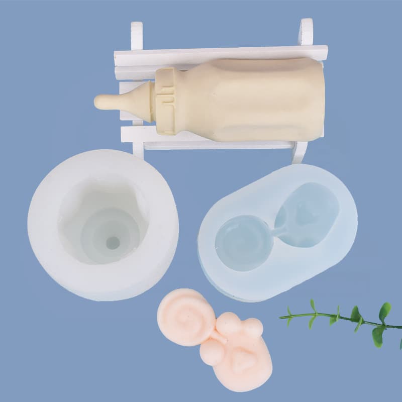 Bottle detergent, fondant, silicone mold, acrylic accessory, DIY 3