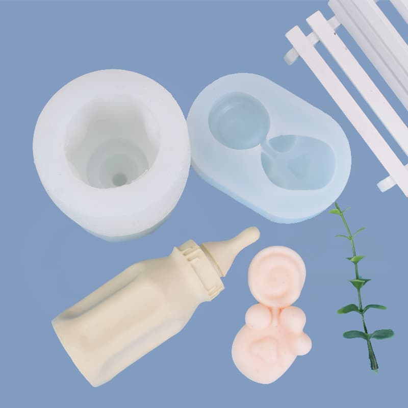 Bottle detergent, fondant, silicone mold, acrylic accessory, DIY 4