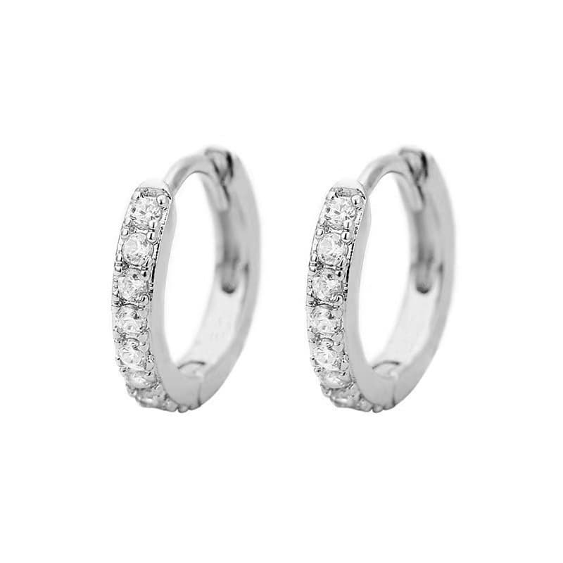 (Cross-border trading), (Wholesale), fashionable design universal elegant earrings with zircon, European style, micro incrustation, trend of season 3