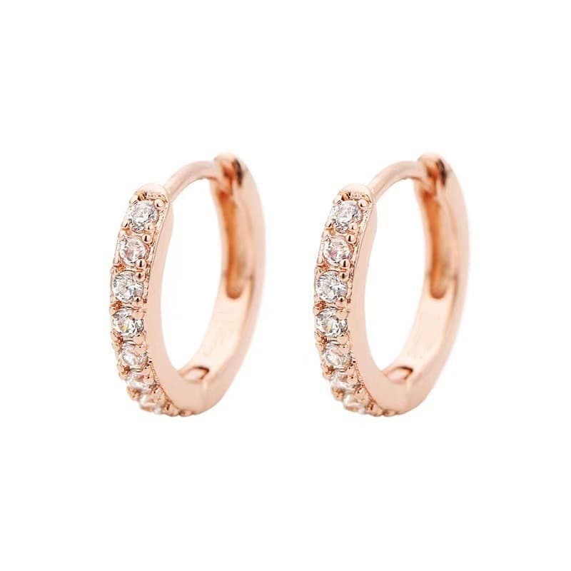 (Cross-border trading), (Wholesale), fashionable design universal elegant earrings with zircon, European style, micro incrustation, trend of season 4
