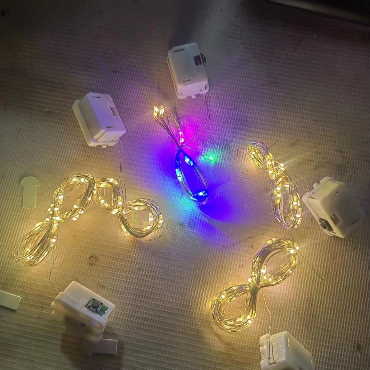 LED copper light strip, battery case, lights, bouquet 2