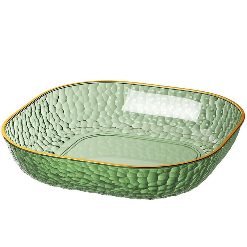 Twaphile disk household light luxury transparent small plate food -grade table fruit snack dish vomit bone head plate source manufacturer 5
