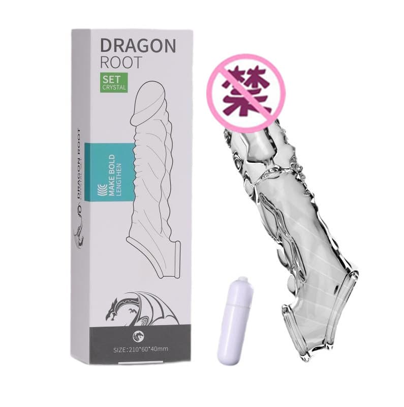 The new men's crystal wolf braces are lengthened and thickened, shaking the penis, becoming a man's sexual supplies men's supplies 5