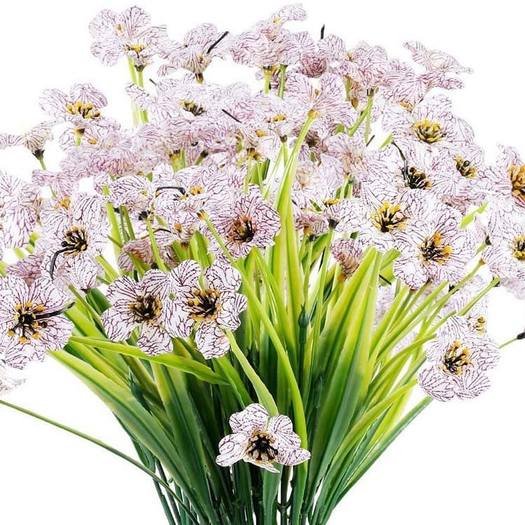 Amazon Simulation Flower Outdoor Spring Grass Flower Plastic Fake Spring Cao Flower Artificial Green Garden Decoration 3