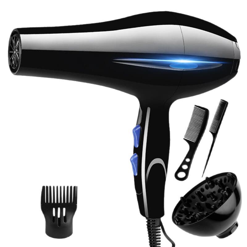 Hair dryer hair salon high power barber shop household electric hot and cold hair dryer cross-border European standard hair dryer factory direct sales 5