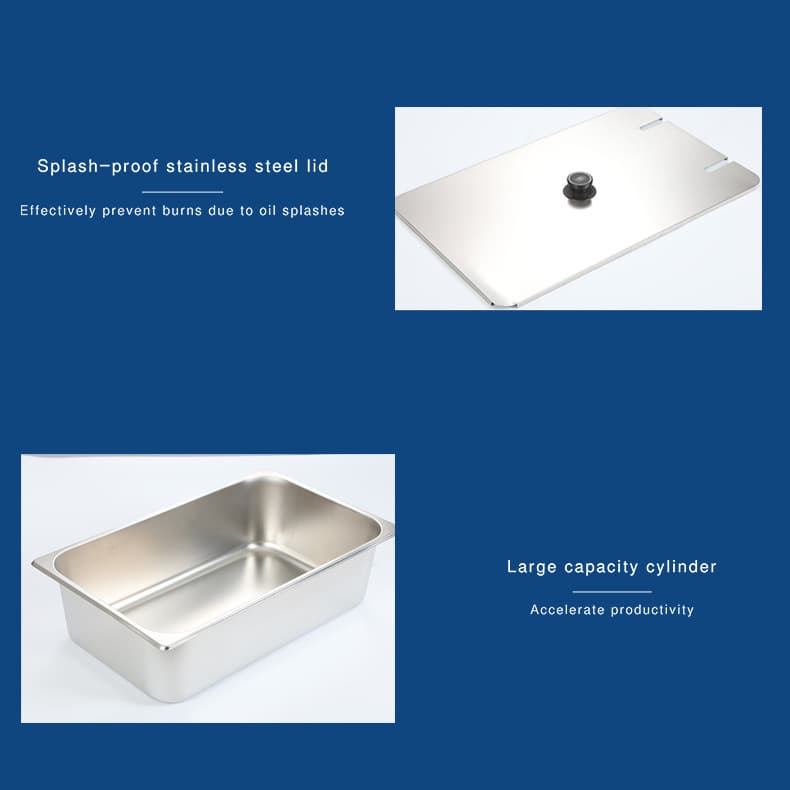Dannan Africa Specifications Foreign Trade Fried Pot Commercial Electric Fried Fryer Fried Bar fried fried fritter fried fried fries Fireflies Flazen 3