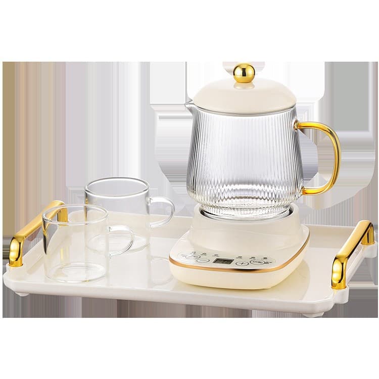 Split glass teapot, flavored tea, Birthday gift 5