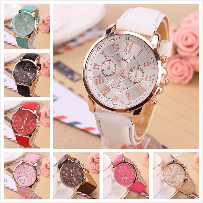 (Cross-border trading), fashionable belt, swiss watch, multicoloured quartz watches, simple and elegant design