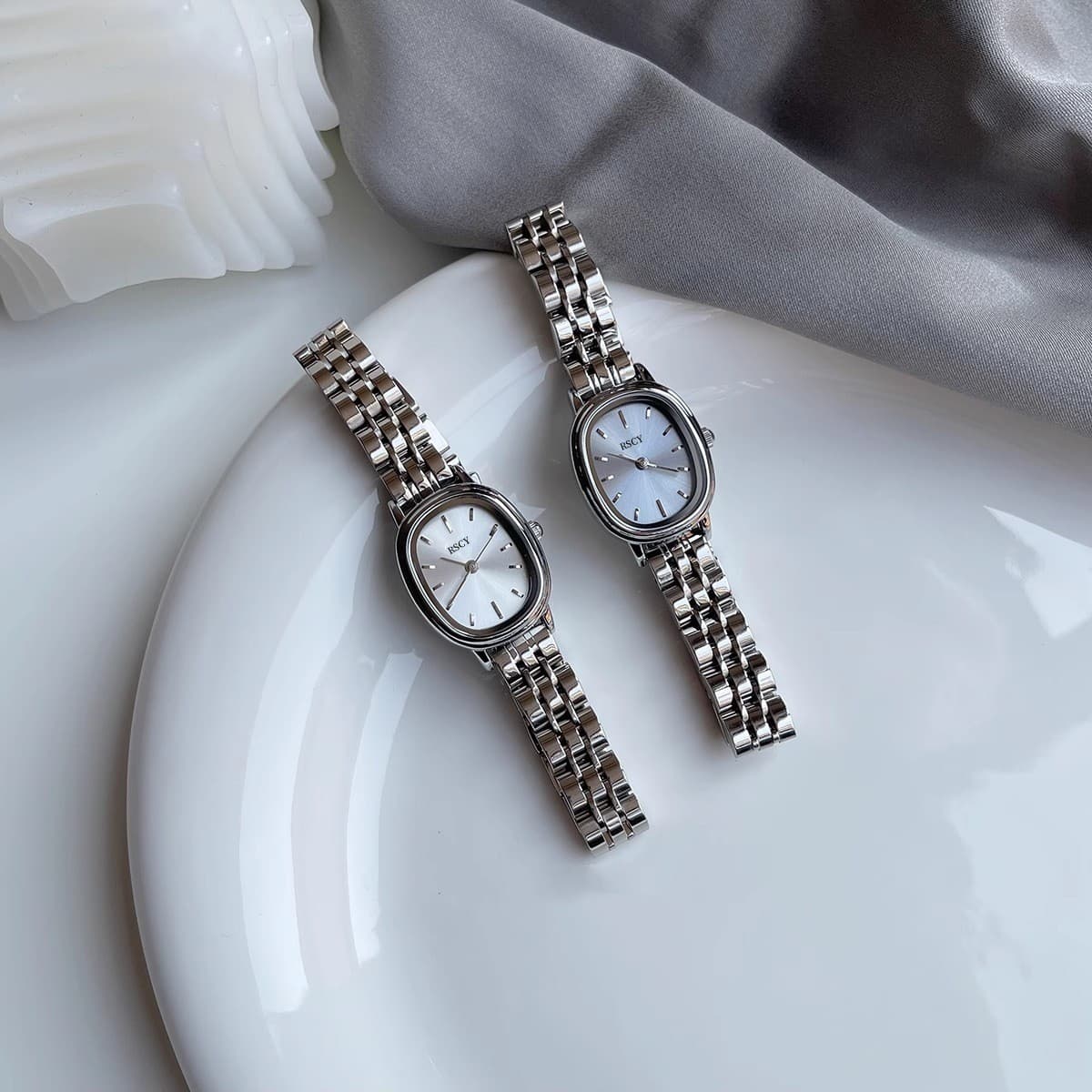 Trend fashionable steel belt, swiss watch, small elegant quartz women's watch, light luxury style 1