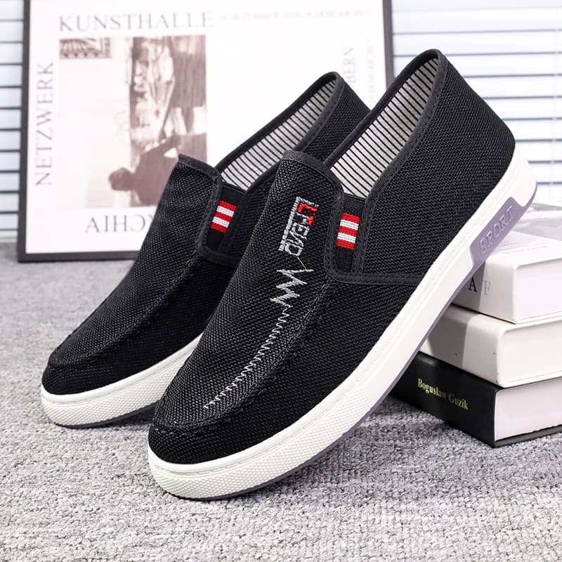 Autumn non-slip casual Beijing cloth slippers, sneakers, cloth breathable shoes, sports espadrilles, low heel, work shoes 2