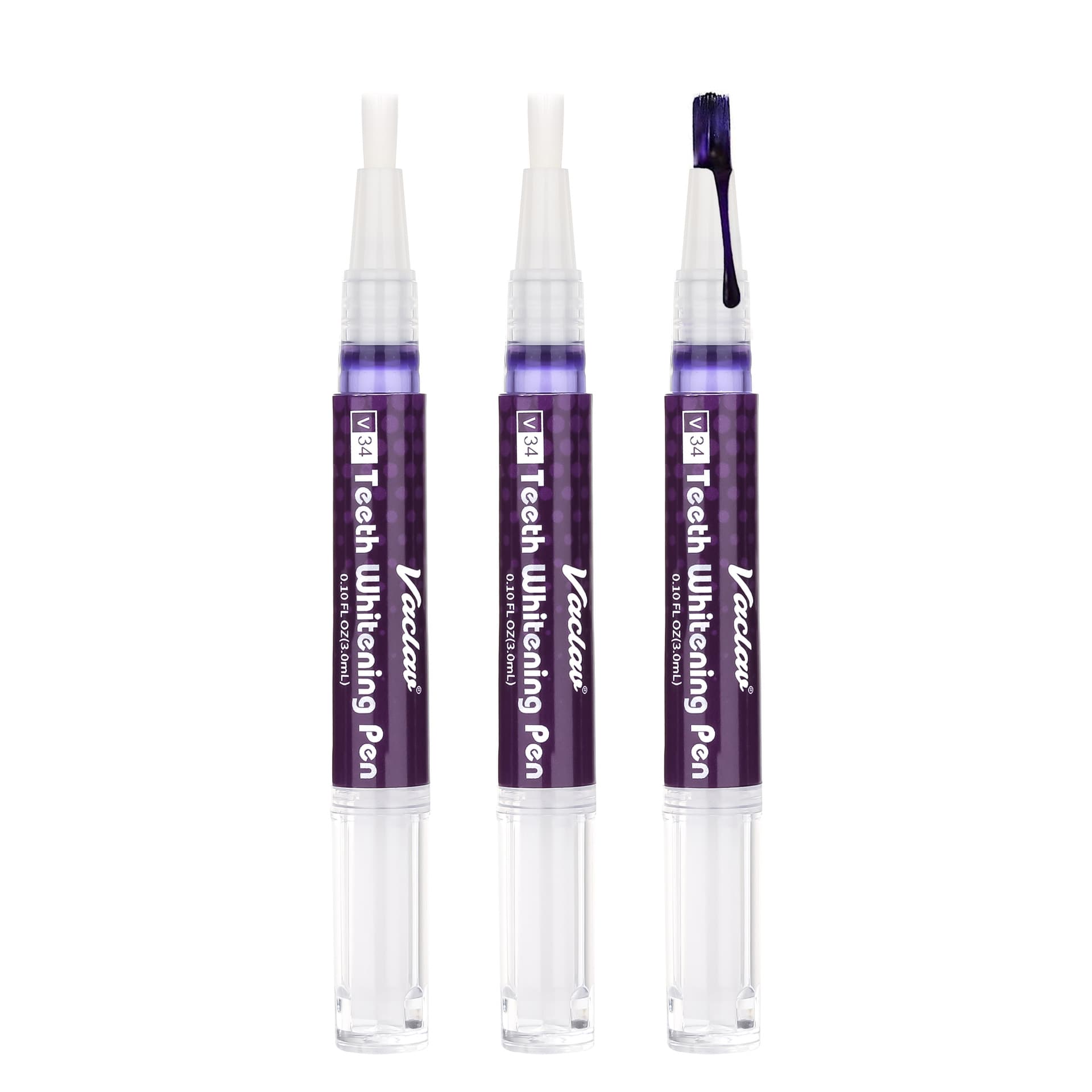 Vaclav V34 Purple Teeth Whitening Pen - HiSmile Formula 5