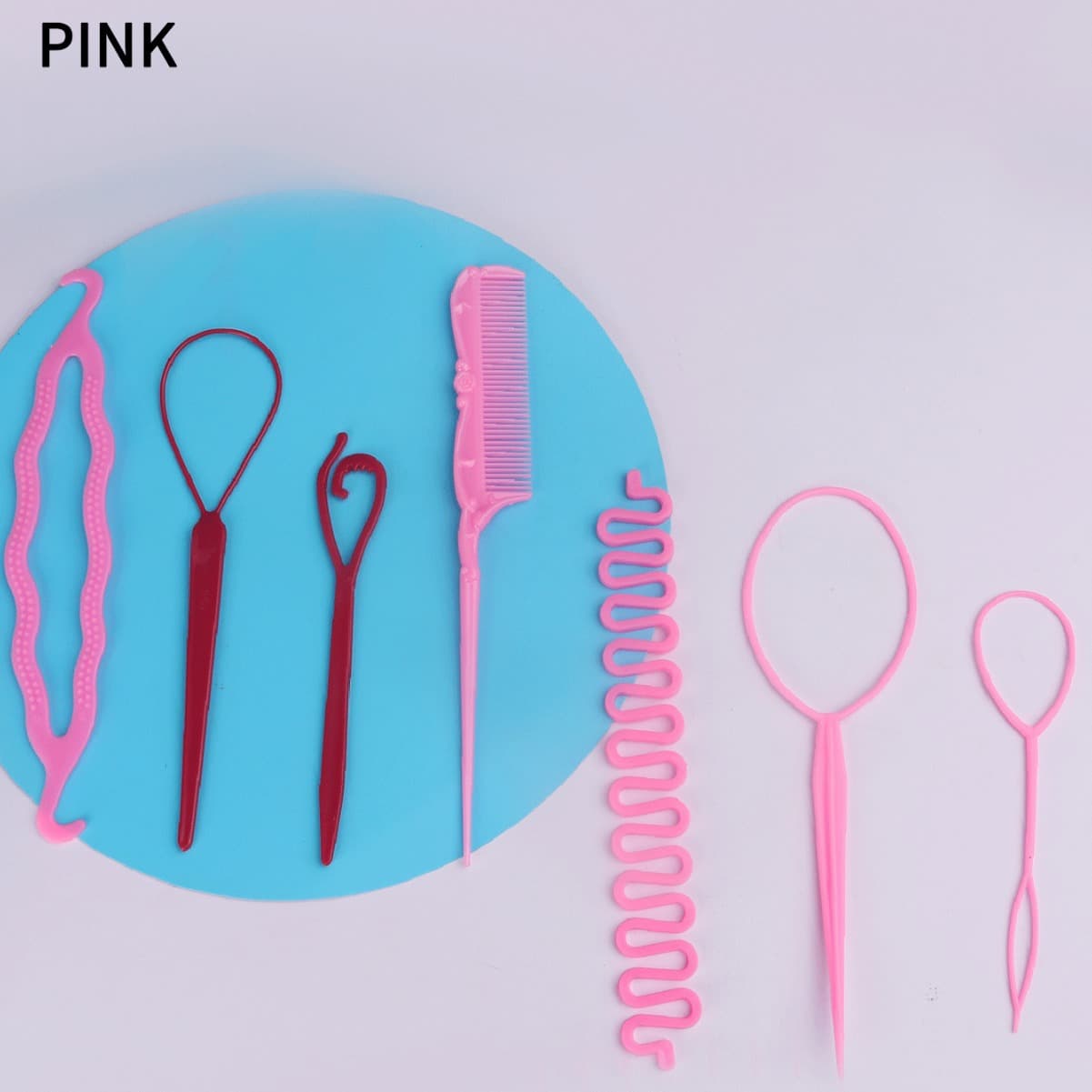 [发饰盘发器5件套装拉发针编发器工具Hair accessories丸子头神器] 3
