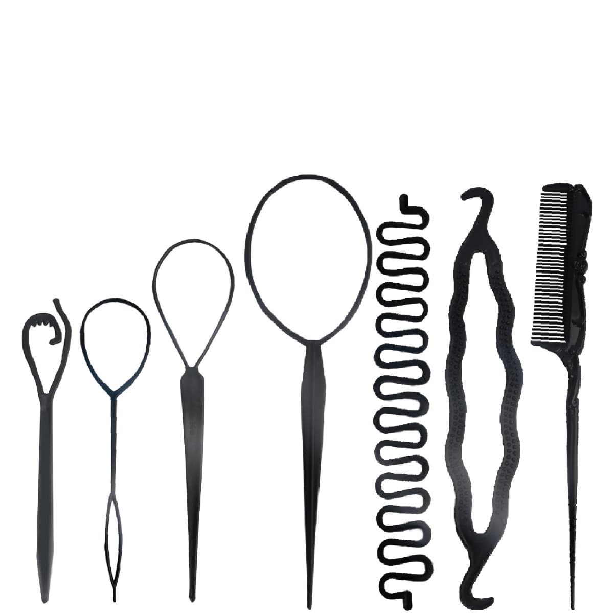 [发饰盘发器5件套装拉发针编发器工具Hair accessories丸子头神器] 4