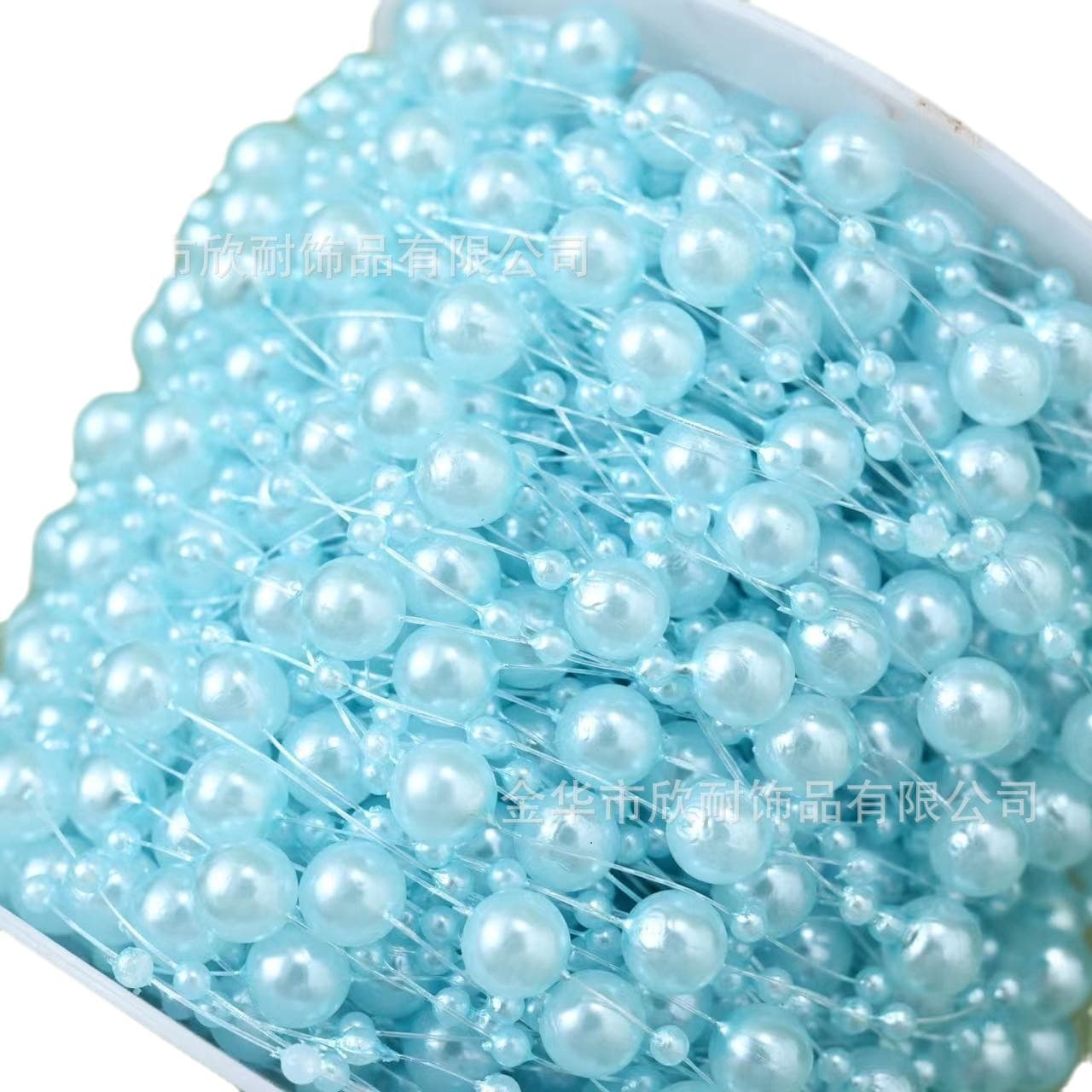8+3mm paint electroplating connecting beads DIY Christmas headdress handmade jewelry wedding decorative paint chop beads 5