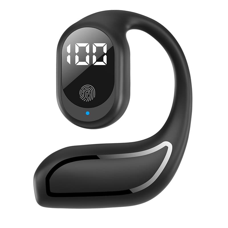New noise reduction wireless Bluetooth headset with large battery and long battery life, digital display 5.3 non-in-ear car sports headset 5