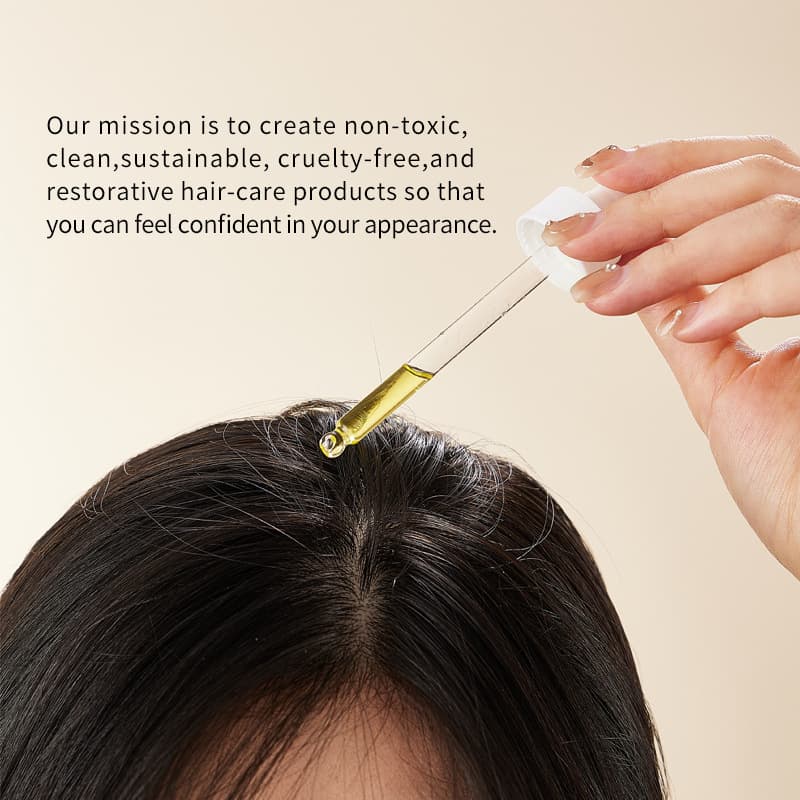 (Cross-border trading), (Wholesale), herbal hair oil, perfume with rosemary, essential oil, massager for scalp 3
