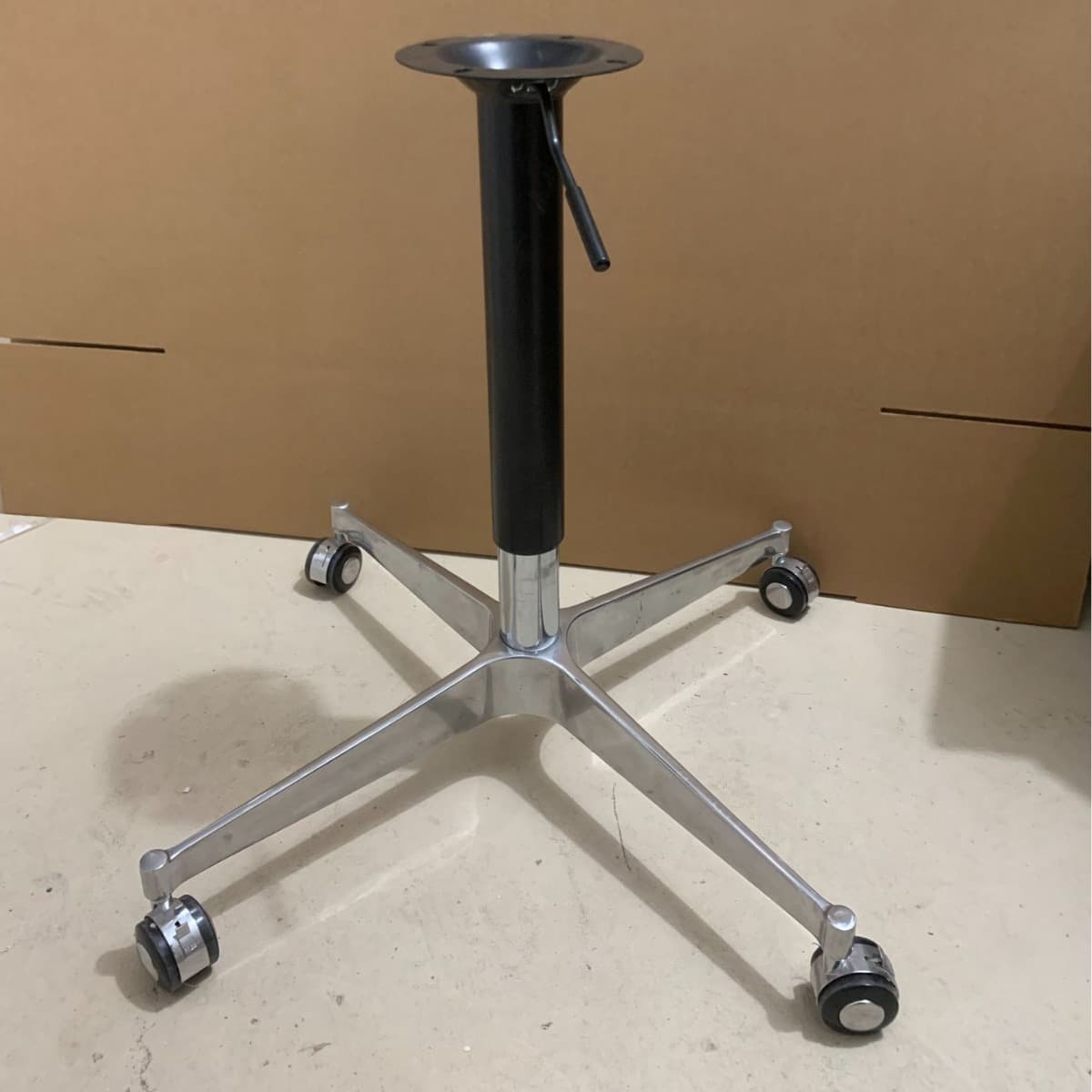 Cross table legs liftable pulley feet metal table legs lifting bracket stainless steel table legs commercial furniture 1