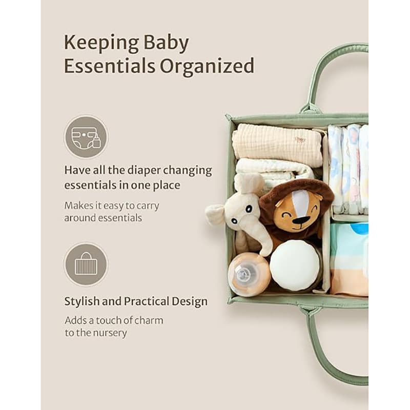 Organizer bag for mother and baby, universal foldable children's diaper 4