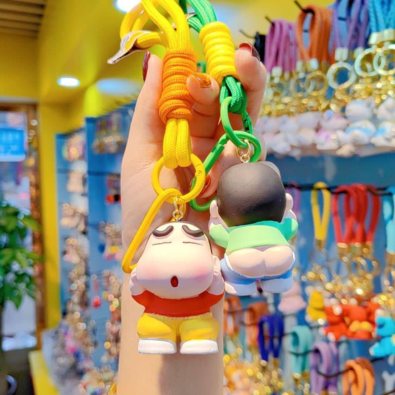 Cartoon crayons, cute creative keychain, sophisticated car keys, pendant 1