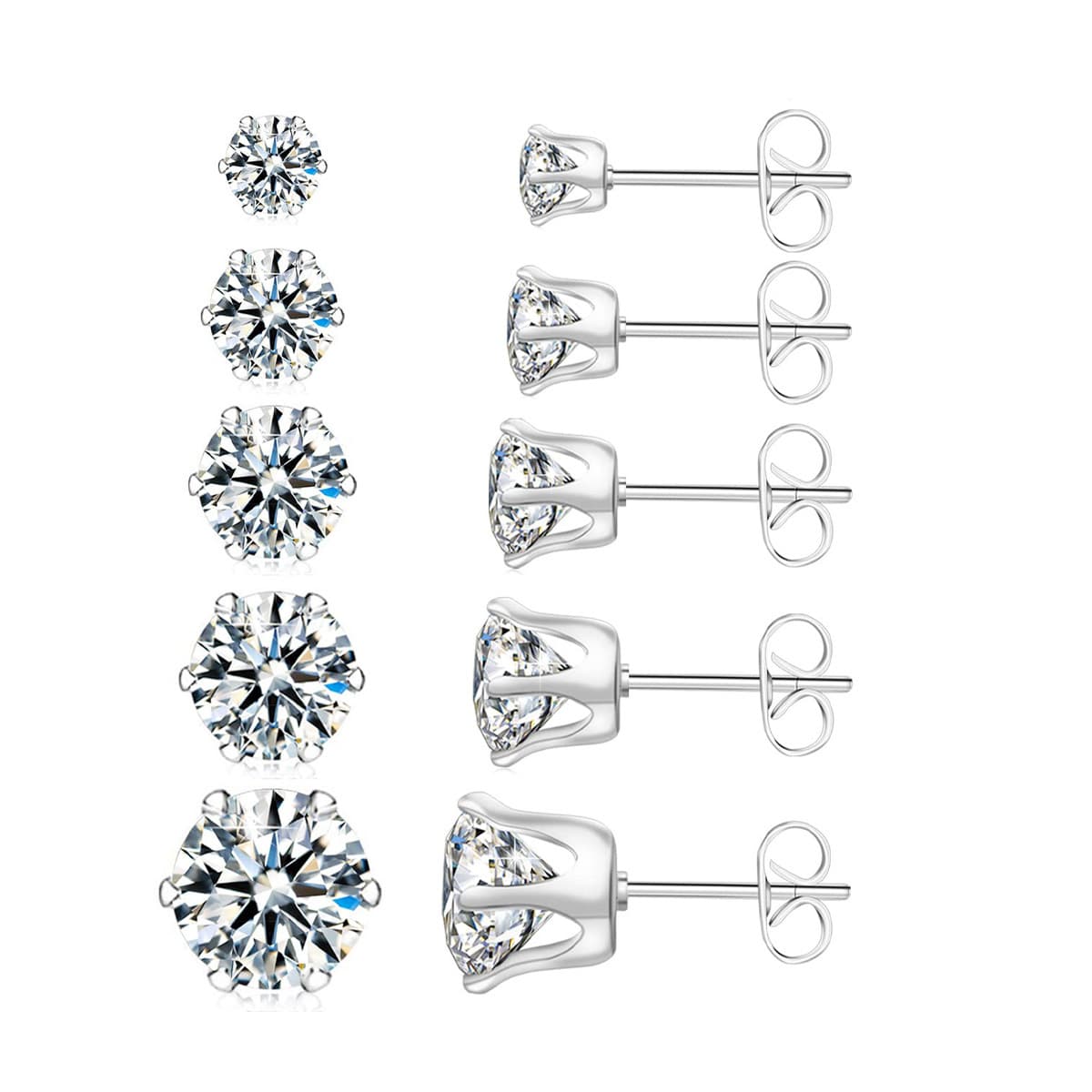 Earrings with zircon, nail decoration, European style, simple and elegant design, direct factory sales 4