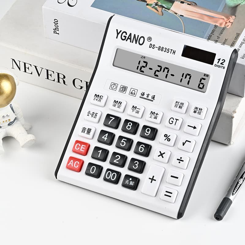 Voice calculator desktop office live broadcast desktop computer manufacturer wholesale direct sales smart liquid crystal 4