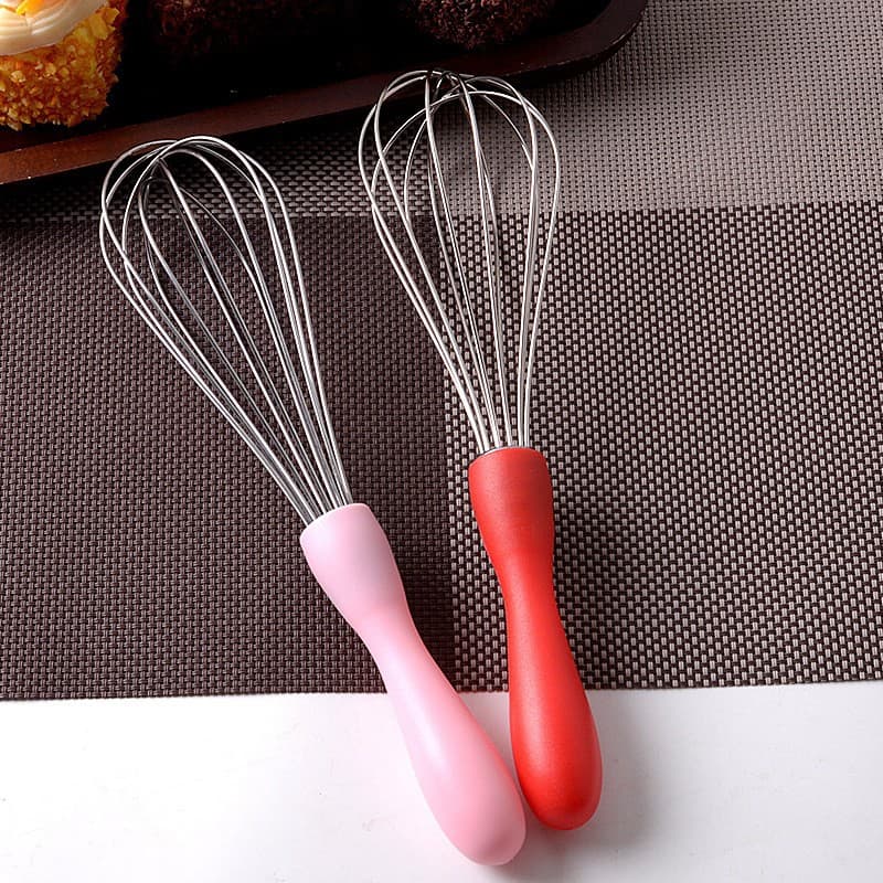 Manual egg whisk stainless steel cream egg white whisk hand mixer kitchen baking gadget