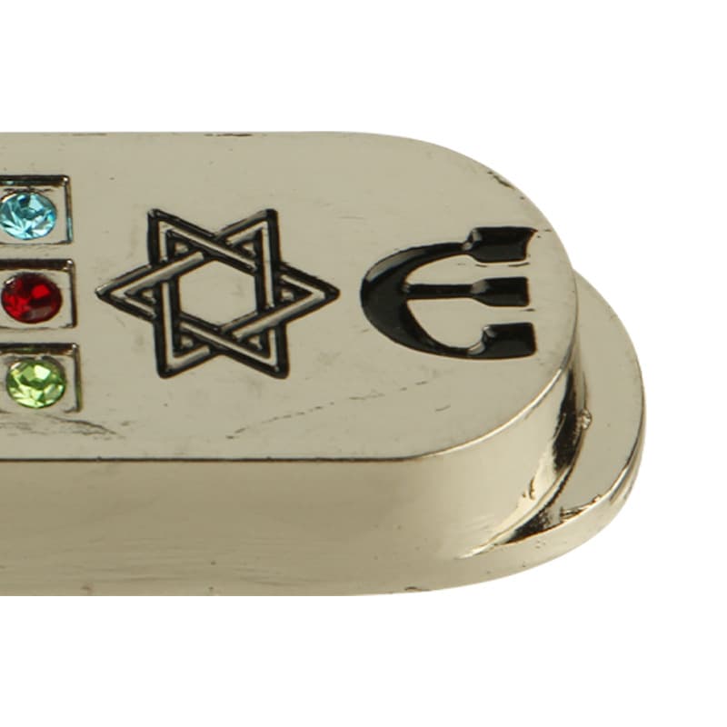 Israel Jerusalem Hoshen Mezuzah Traveler Prayer Scroll Protection Cart Jewish Gift Wholesale 2